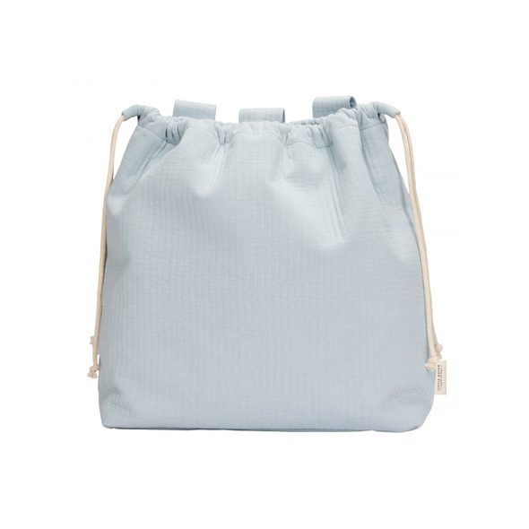 LITTLE DUTCH ZÁVĚSNÁ TAŠKA NA HRAČKY PURE SOFT BLUE - BOXY NA HRAČKY - SPINKÁNÍ