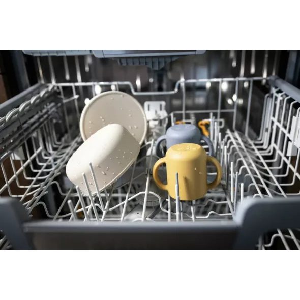 ZOPA SILIKONOVÝ HRNÍČEK 2V1 - DĚTSKÉ HRNEČKY - KRMENÍ