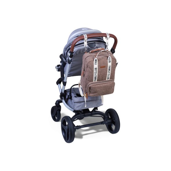 CHILDHOME PŘEBALOVACÍ BATOH FAMILY CLUB SIGNATURE TEDDY SOFT BROWN - PŘEBALOVACÍ BATOHY - KOČÁRKY A PŘÍSLUŠENSTVÍ
