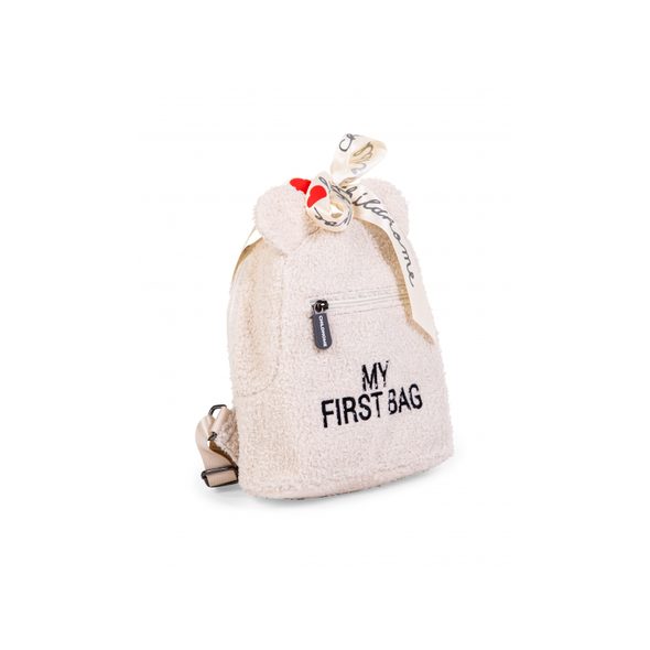 CHILDHOME DĚTSKÝ BATOH MY FIRST BAG TEDDY OFF WHITE - BATOHY A TAŠKY - PRO DĚTI