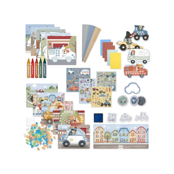 LITTLE DUTCH KREATIVNÍ SADA XL JIM & FRIENDS - LITTLE DUTCH - PRO DĚTI