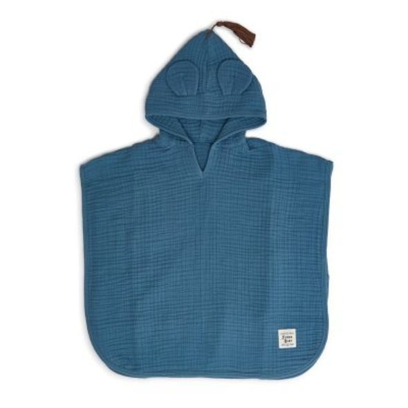 FUNNABABY MUŠELÍNOVÉ PONČO PROVINCE PETROL VEL. 0 - 1 ROK - OSUŠKY A DĚTSKÉ ŽUPANY - KOUPÁNÍ A ZDRAVÍ