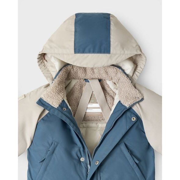 LEOKID ZIMNÍ KOMBINÉZA COLOR BLOCK SALT BLUE VEL. 4 - 5 LET (VEL. 104) - ZIMNÍ KOMBINÉZY - PRO DĚTI