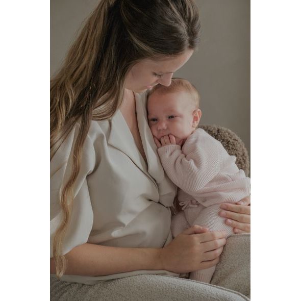 LODGER PLETENÝ SVETŘÍK MERINO TAN VEL. 56 - KABÁTKY, MIKINKY - PRO DĚTI