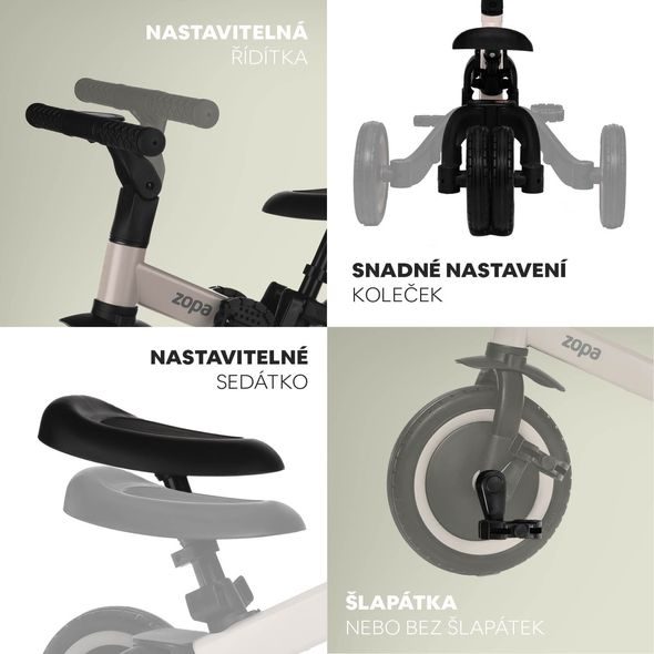 ZOPA TŘÍKOLKA RAZOR EASY - TŘÍKOLKY ŠLAPACÍ - NOŠENÍ & SPORT