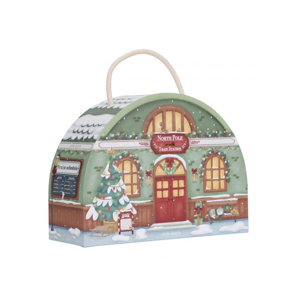 LITTLE DUTCH ADVENTNÍ KALENDÁŘ VLAKOVÉ NÁDRAŽÍ - LITTLE DUTCH - PRO DĚTI