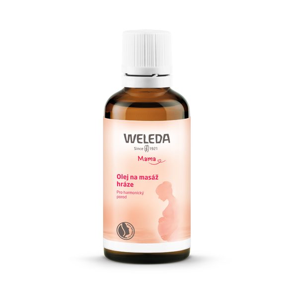 WELEDA OLEJ NA MASÁŽ HRÁZE 50ML - KOZMETIKA V TEHOTENSTVE - PRE MAMIČKY