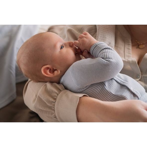 LODGER ROMPER LONG SLEEVES CIUMBELLE BLUE FOGG VEL. 62 - BODY - PRO DĚTI