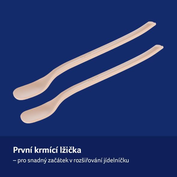 LOVI PRVNÍ KRMÍCÍ LŽIČKY 2KS NUDE - LŽIČKY A PŘÍBORY - KRMENÍ