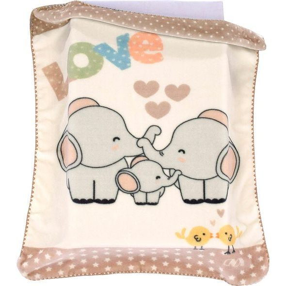 SCARLETT ŠPANĚLSKÁ DEKA L45 BÉŽOVÁ 80X110CM - DĚTSKÉ DEKY PRO MIMINKA - SPINKÁNÍ