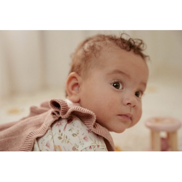 LITTLE DUTCH OVERAL PLETENÝ FAIRY PINK VEL. 74 - OVERALY - PRO DĚTI