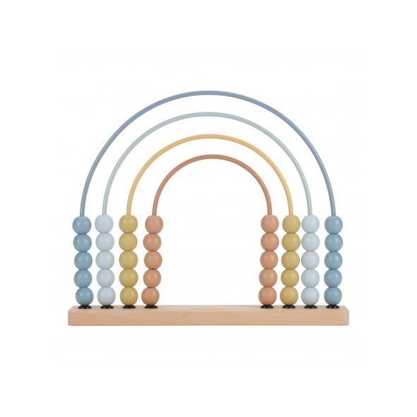 LITTLE DUTCH POČÍTADLO DŘEVĚNÉ DUHA FOREST FRIENDS - MOTORICKÉ A HRY - PRO DĚTI