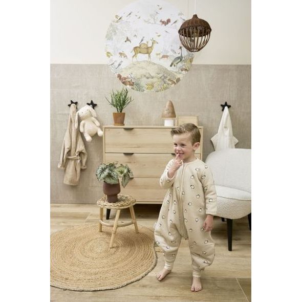 MEYCO JUMPER ZIMNÍ S RUKÁVY 80CM - PENGUIN SOFT SAND - SPACÍ PYTLE - SPINKÁNÍ