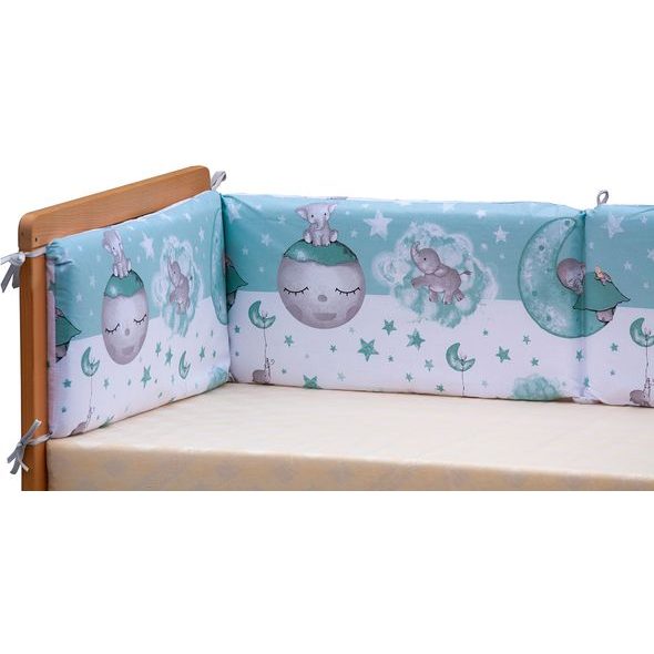 SCARLETT MANTINEL DO POSTÝLKY 4-DÍLNÝ LUCY TYRKYSOVÁ 180X30CM - MANTINELY - SPINKÁNÍ