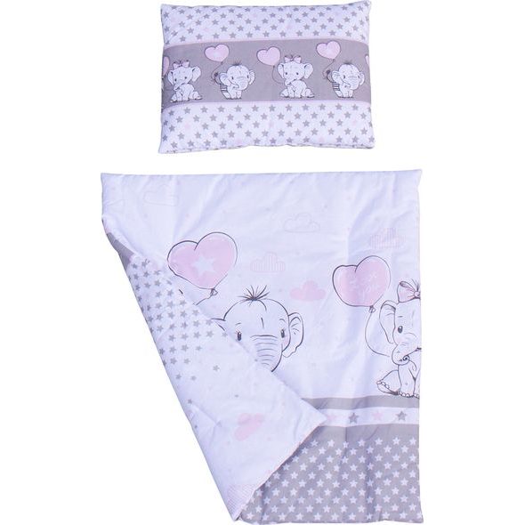 SCARLETT SET PEŘINKA A POLŠTAŘ DO KOČÁRKU SCARLETT GUSTO RŮŽOVÁ - VYBAVENÍ HLUBOKÉ KORBY - KOČÁRKY A PŘÍSLUŠENSTVÍ