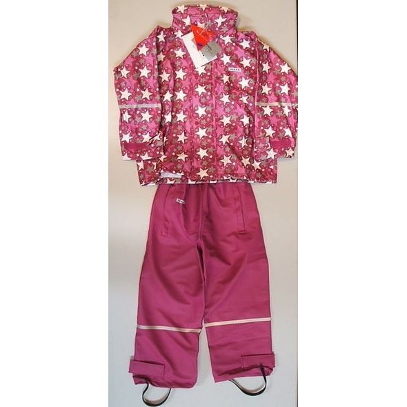 SOUPRAVA KALHOTY A BUNDA HVĚZDY FUCHSIA A PURPLE - SOUPRAVY - PRO DĚTI