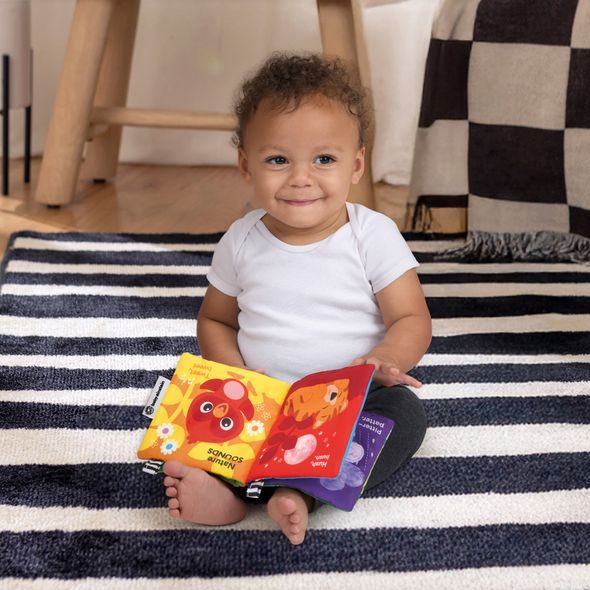 BABY EINSTEIN KNIHA PLNÁ AKTIVIT MULTISENZORICKÁ NATURE SOUNDS™, 0M+ - KNÍŽKY PRO NEJMENŠÍ - PRO DĚTI