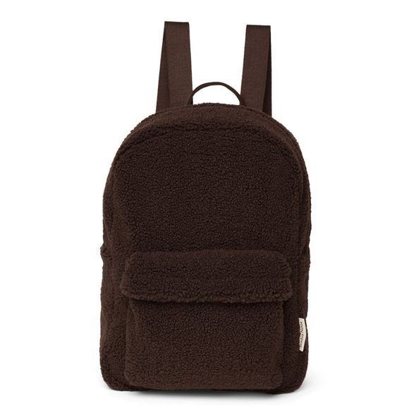 STUDIO NOOS TEDDY MIDI BACKPACK BATŮŽEK S PŘEDNÍ KAPSOU CHOCOLATE - DOPLŇKY - PRO MAMINKY