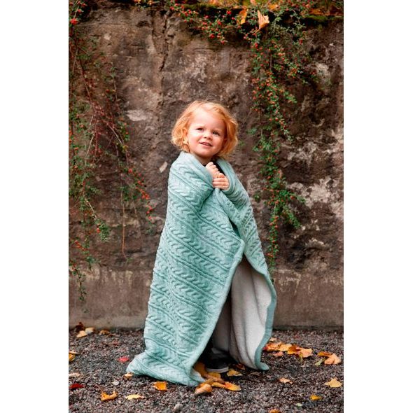 VINTER & BLOOM DEKA CUDDLY SAGE GREEN - DĚTSKÉ DEKY PRO MIMINKA - SPINKÁNÍ