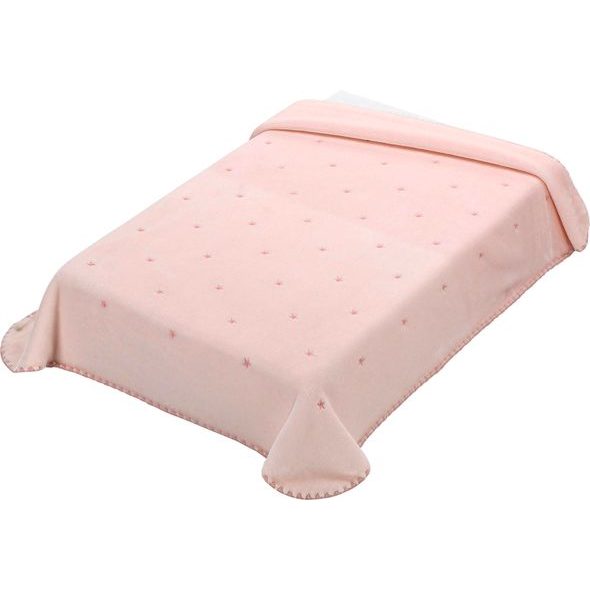 SCARLETT ŠPANĚLSKÁ DEKA I52 RŮŽOVÁ 110X140CM - DĚTSKÉ DEKY PRO MIMINKA - SPINKÁNÍ