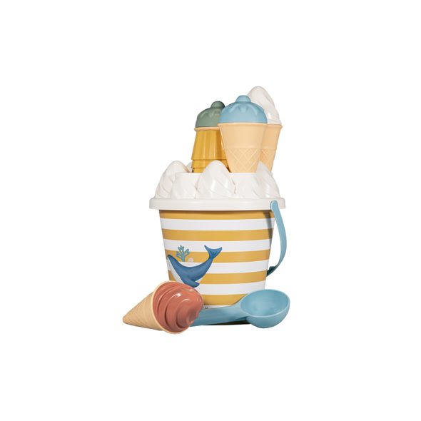 LITTLE DUTCH SADA NA PÍSEK KYBLÍK SE ZMRZLINOU OCEAN DREAMS BLUE - HRAČKY NA PÍSEK - PRO DĚTI