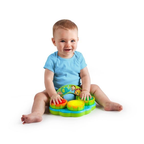 BRIGHT STARTS HRAČKA BUBNY SAFARI BEATS ™ - HUDEBNÍ NÁSTROJE - PRO DĚTI