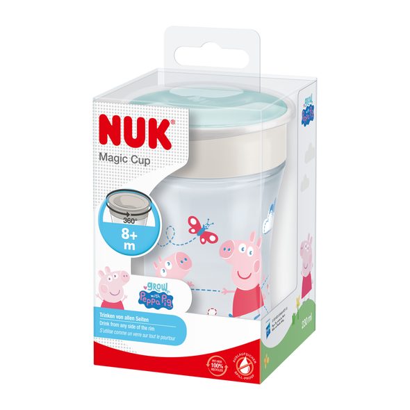 NUK HRNEK MAGIC CUP PEPPA PIG (8+ M.) - JÍDELNÍ POTŘEBY - KRMENÍ