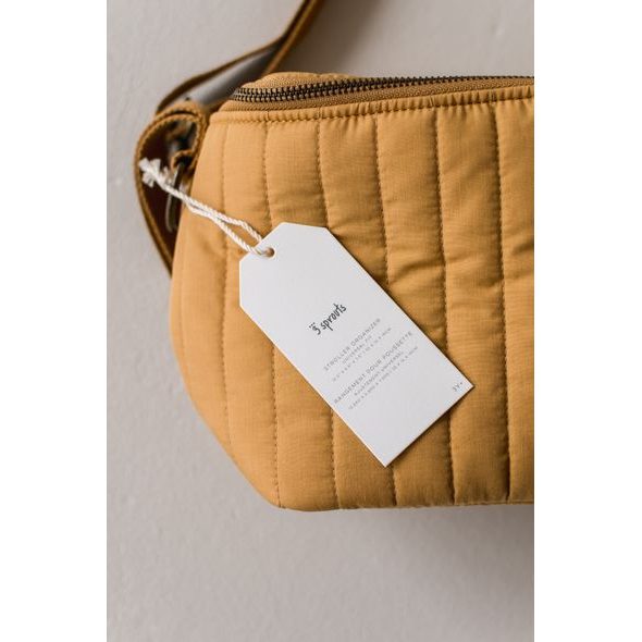 3 SPROUTS ORGANIZÉR NA KOČÁREK PROŠÍVANÝ SOLID MUSTARD - ORGANIZÉRY A KOŠÍKY - KOČÁRKY A PŘÍSLUŠENSTVÍ