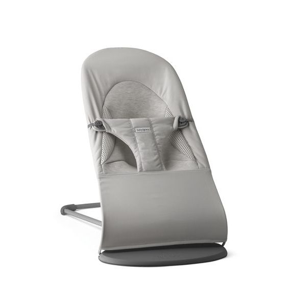 BABYBJÖRN LEHÁTKO BALANCE SOFT TRI-FABRIC WOVEN/JERSEY LIGHT GRAY - LEHÁTKA A HOUPADLA - SPINKÁNÍ