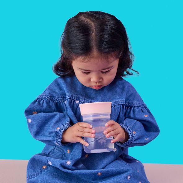 B.BOX UNIVERZÁLNÍ SADA NA PITÍ 3V1, 240 ML - RŮŽOVÁ - DĚTSKÉ HRNEČKY - KRMENÍ