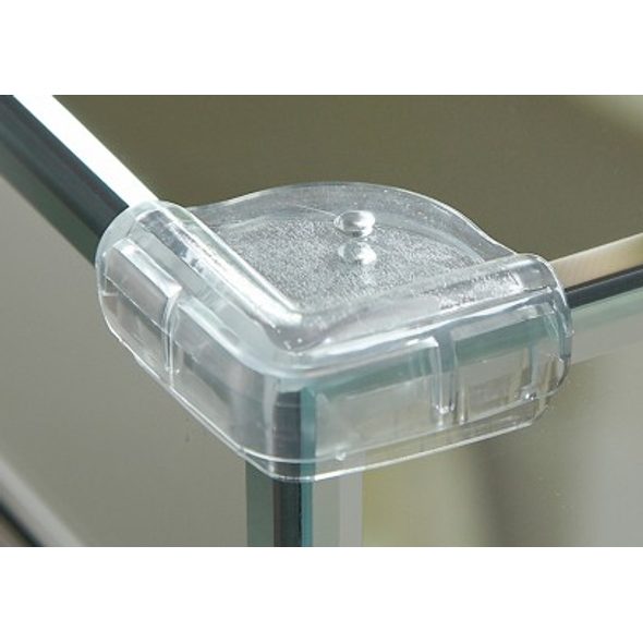 CLIPPASAFE PLASTOVÁ OCHRANA SKLENĚNÝCH ROHŮ 4KS - BEZPEČNOST DĚTÍ V DOMÁCNOSTI - KOUPÁNÍ A ZDRAVÍ