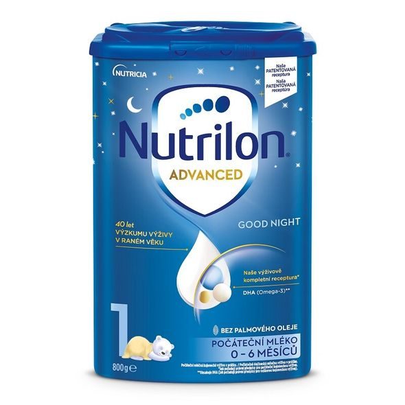 NUTRILON 1 POČÁTEČNÍ MLÉKO ADVANCED GOOD NIGHT 800G - KOJENECKÁ MLÉKA - KRMENÍ