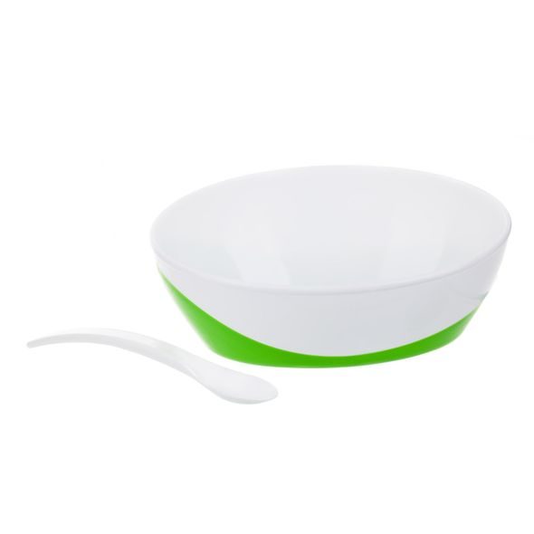 CANPOL BABIES MISKA S LŽIČKOU ZELENÁ - MISKY, TALÍŘKY A PODLOŽKY - KRMENÍ