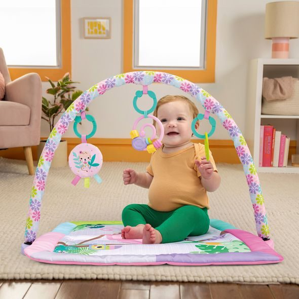 BRIGHT STARTS DEKA NA HRANÍ PRO ROZVOJ MOTORIKY A SMYSLŮ TREETOP BLOOM™, 0M+ - HRACÍ DEKY - PRO DĚTI