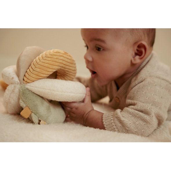 LITTLE DUTCH MÍČEK TEXTILNÍ NEWBORN NATURALS - NEWBORN NATURALS - PRO DĚTI