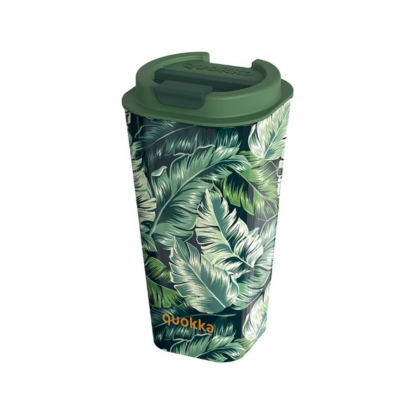 QUOKKA PLASTOVÝ CESTOVNÍ HRNEK FLUX DITSY JUNGLE 450 ML - SPORTOVNÍ LAHVE - KRMENÍ