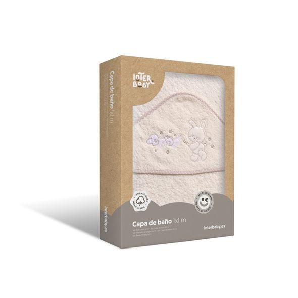 INTERBABY OSUŠKA FROTÉ KRÁLÍČEK BEBE - KRÉMOVÁ - OSUŠKY A DĚTSKÉ ŽUPANY - KOUPÁNÍ A ZDRAVÍ