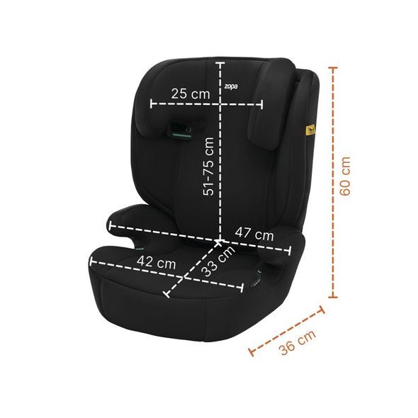 ZOPA AUTOSEDAČKA BETA I-SIZE ISOFIX - AUTOSEDAČKY 15-36KG - AUTOSEDAČKY A PŘÍSLUŠENSTVÍ
