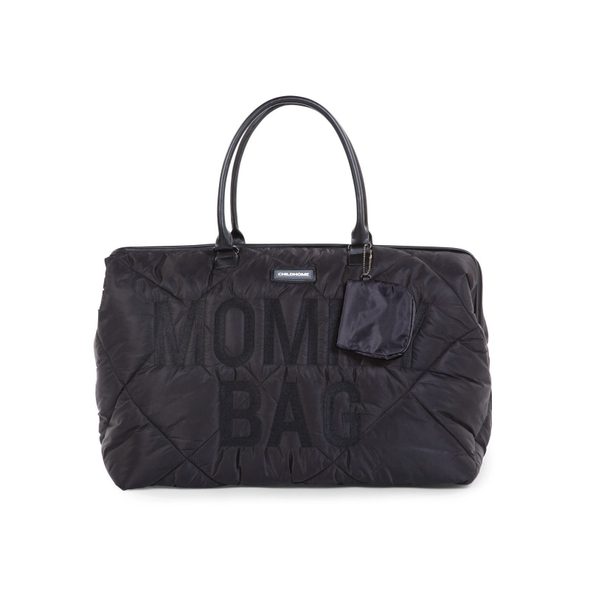 CHILDHOME PŘEBALOVACÍ TAŠKA MOMMY BAG PUFFERED BLACK - PŘEBALOVACÍ TAŠKY - KOČÁRKY A PŘÍSLUŠENSTVÍ