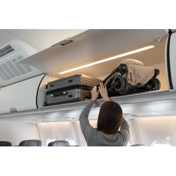 MAXI-COSI OSLO CARBON KOČÁREK TWILLIC TRUFFLE - VYSTAVENO - KOČÁRKY DO LETADLA - KOČÁRKY A PŘÍSLUŠENSTVÍ