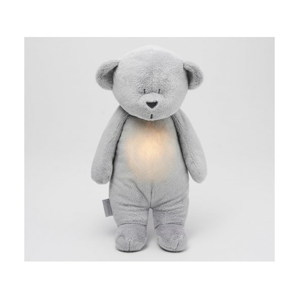 MOONIE USÍNÁČEK MEDVĚD 2.0 SILVER - USÍNÁČCI ŠUMÍCÍ / S TLUKOTEM - PRO DĚTI