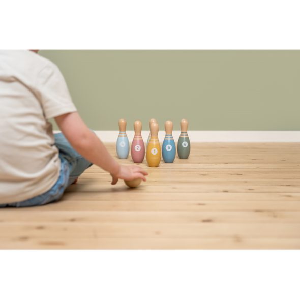 LITTLE DUTCH BOWLING DŘEVĚNÝ - MOTORICKÉ A HRY - PRO DĚTI