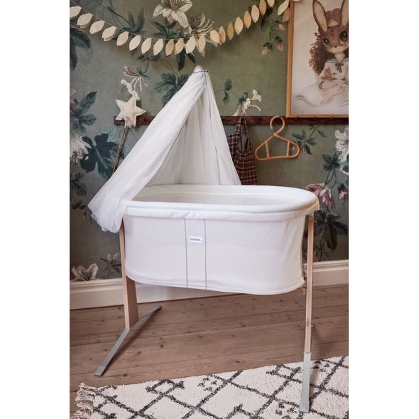 BABYBJÖRN NEBESA KE KOLÉBCE CRADLE WHITE MESH - NEBESA NAD POSTÝLKU - SPINKÁNÍ