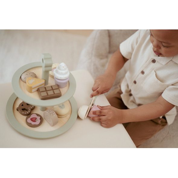 LITTLE DUTCH STOJAN NA CUKROVÍ S DOPLŇKY DŘEVĚNÝ - LITTLE DUTCH - PRO DĚTI