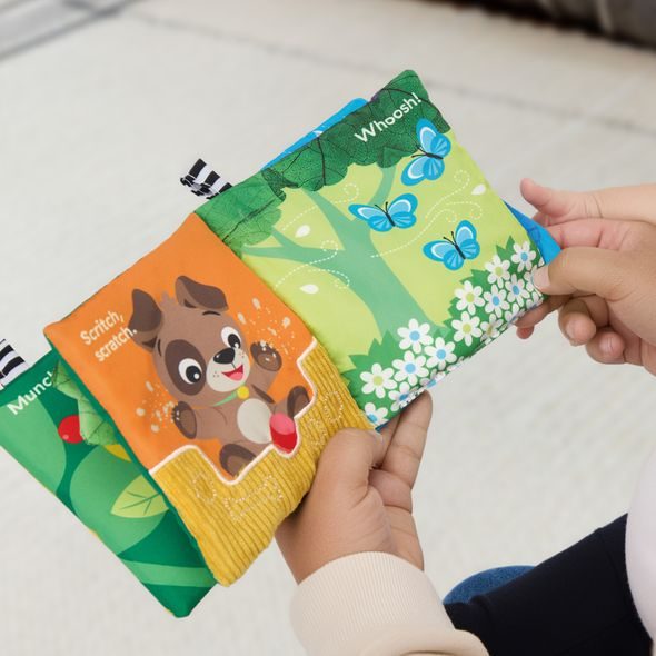 BABY EINSTEIN KNIHA PLNÁ AKTIVIT MULTISENZORICKÁ NATURE SOUNDS™, 0M+ - KNÍŽKY PRO NEJMENŠÍ - PRO DĚTI