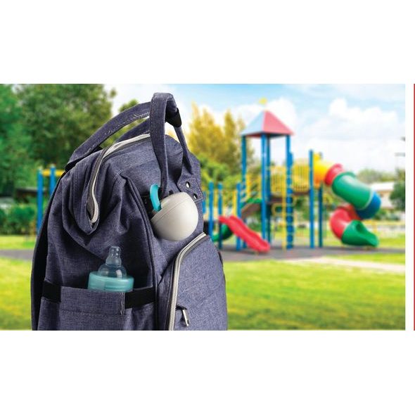 MELII KRABIČKY NA DUDLÍK 2KS - RŮŽOVÁ/ŠEDÁ - ŠIDÍTKA A DOPLŇKY - KRMENÍ