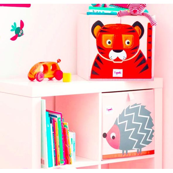 3 SPROUTS ÚLOŽNÝ BOX TIGER ORANGE - BOXY NA HRAČKY - SPINKÁNÍ