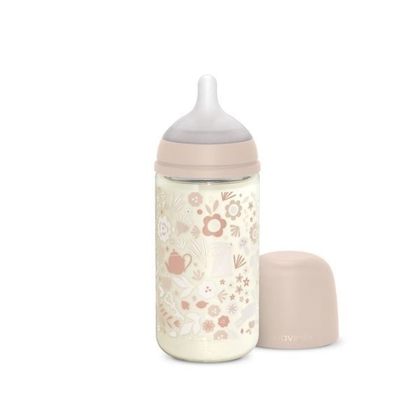 SUAVINEX LÁHEV SKLO WONDERLAND 240 ML FYZIOLOGICKÁ SX PRO +3 MF - KOJENECKÉ LAHVE - KRMENÍ