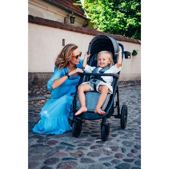 MOMI MIYA ŠEDÝ - SPORTOVNÍ KOČÁRKY - KOČÁRKY A PŘÍSLUŠENSTVÍ