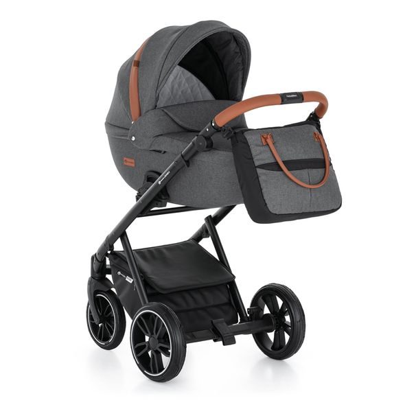PETITE&MARS ROVER II 2V1 GREY - DVOJKOMBINACE - KOČÁRKY A PŘÍSLUŠENSTVÍ